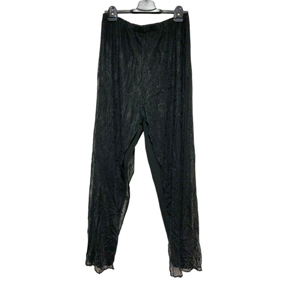 PAT DAHNKE Womens Lace‎ Tunic Boho Western Set Off Shoulder Top & Bottom Pants - Picture 6 of 13